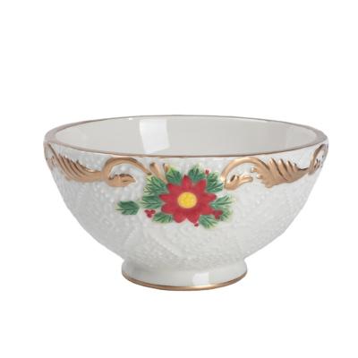 China Wholesale Viable Sugar Fruit Bowl Ceramic 6 Inch Soup Salad Bowl Tableware Mixing Bowl for sale