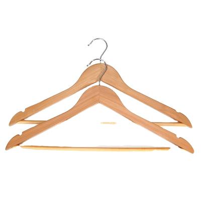 China Manufacturer Multifunctional Wholesale Wooden Hanger Wooden Hanger For Display for sale