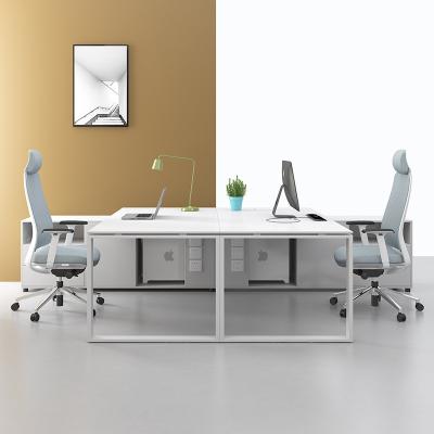 China High Quality Modern L Shaped Director Convertible Office Desk Executive 2 Person Modern Office Furniture On Sale for sale