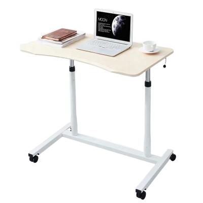 China Adjustable Mobile Desk Sofa Side Bedside Desk Modern Pneumatic Height Workstation Position Laptop Table Office Desk for sale