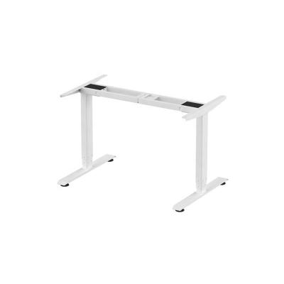 China Height(Height)Adjustable Computer Desk Electric Lifting Frame 3 Adjustable Intelligent White Double Step Motor for sale