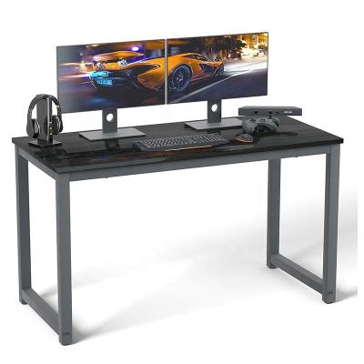 China OEM Steel Frame MDF Home Office Computer Desk Extendable Custom Strong Wooden Table for sale