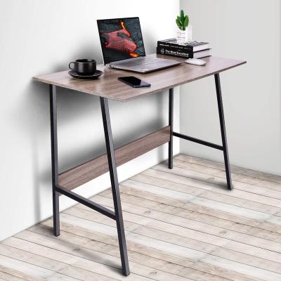 China Home Office Customized Foldable Small Trapezoidal Cheap Space Study Writing Table MDF Computer Desk for sale