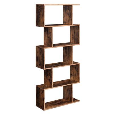 China Modern Design Extendable Single Living Room Shelf Bookcase Wooden Book Shelves for Home for sale