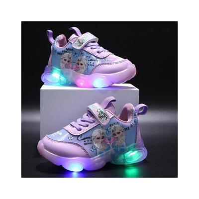 China Non-waterproof Sporty Sneakers Women Led High Quality Custom Safety Light Weight Shoes for sale