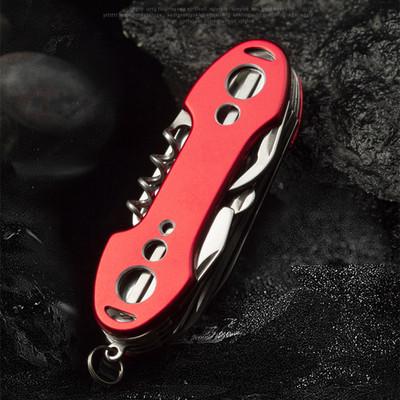 China Multifunctional Custom Logo 13 In 1 Stainless Steel Folding Pocket Knife Swiss Service Survival Camping Multi Tools for sale