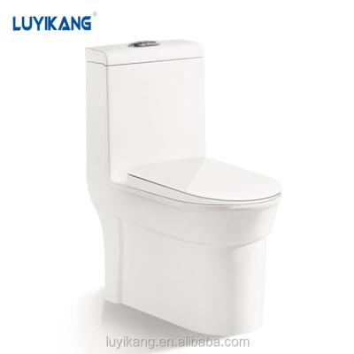 China L879 Double-flush design china toilet factory swirl double-flush for toilet with lowest price one-piece toilet for sale