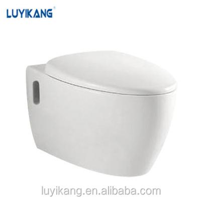 China B111 Ceramic Double-flush European Standard Round One-Piece Round One-Piece Wall Hung Toilet for sale