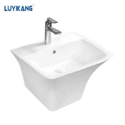 China L9078 Chaozhou Sustainable Supplier Popular Ceramic Wall Hung Wash Hand Basin for sale