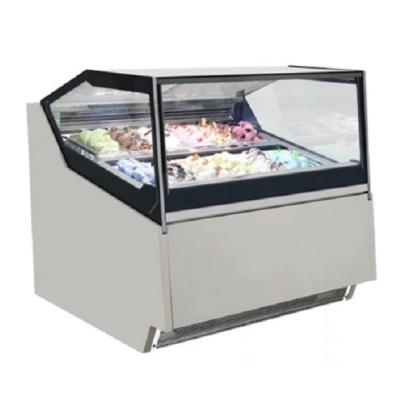 China Single-temperature Supermarket Ice Cream Freezer Displays Low Power Consumption Display Ice Cream Freezer for sale