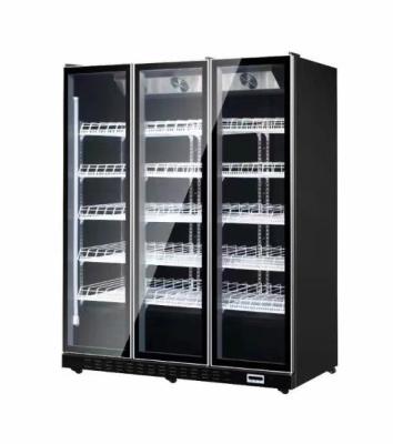 China Single-temperature Commercial Vertical Supermarket Beer and Beverage Display Fridge Drinking Water Cabinet for sale