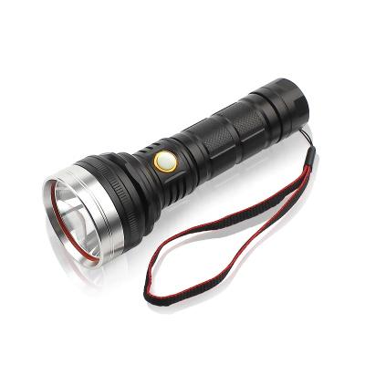 China Donlyn New Arrival 2021 High Lumen 2000lm Beam Distance Super Bright High-Low-Strobe-Dimming Type Long C Rechargeable Led Tactical Flashlight for sale