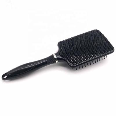 China Professional Salon Glitter High Quality Plastic Brush Faux Stone Hair Brush Styling Tools for sale