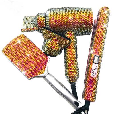 China 2022 Hot Selling Luxury Luxury Outdoor Hair Tools Diamond Hair Dryer Sets for sale