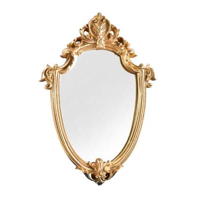 China Nordic Embossed Retro Hanging Mirror Shop Bathroom Makeup Decorative Mirror Home Luxury Fitting Room Vanity Mirror for sale