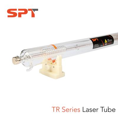 China Laser Cutting SPT 130 Watt CO2 Laser Tube Long Lifespan With Directed Coaxial Red for sale