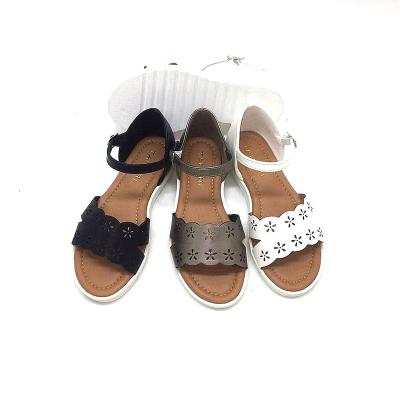 China 2021 New Beautiful Light Printing Comfortable Ankle Strap Fancy Sandals For Girls for sale