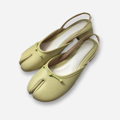 China Fashion Trend Design Women Special Platform Thumb Block Distinct Upper Lady Ballerinas for sale