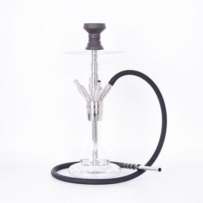 中国 Professional Durable Multi-caliber Stainless Steel Transparent Round Bottom Bottle Shisha Hookah 販売のため