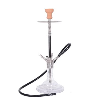 中国 Customized supplier 66CM multi-person 4 nozzle stainless steel transparent bottle shisha hookah 販売のため