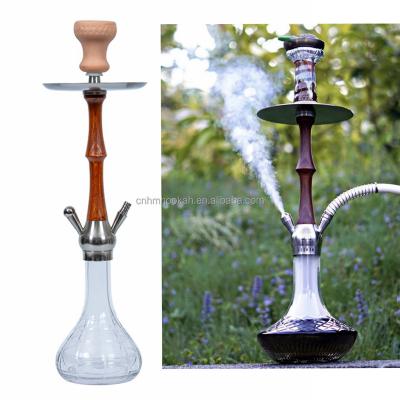 China 53cm Height Wooden Shisha Hookah  OEM  ODM All-Season Straight Type for sale