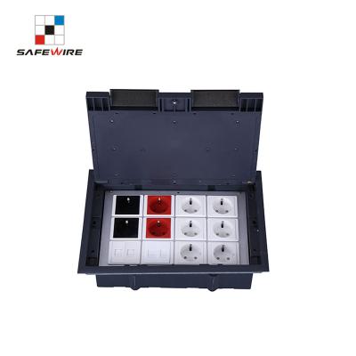 China Junction Boxes HTD-628AS/SS/SP-4524 Waterproof Residential/Multipurpose/Acess Floor Boxes/Electrical Floor Receptacle OEM Factories for sale