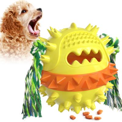 China Wholesale Voice Dogs Dog Toy Ball Squeak Toys Cleaning Tooth Chew Toy Pet Supplies for sale