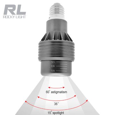 China Modern Shop 12W 2700K-6500K E27 Brightness Lighting LED Bulb Screw Mouth Adjustable Spotlight for sale