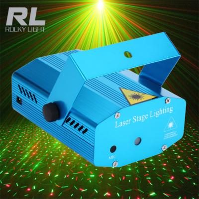 China Best Price AC110-240V MIC Bar/Hotel/Plaza/Party Mini Laser Stage Light Flash Strobe Mode Control For Bar Party for sale