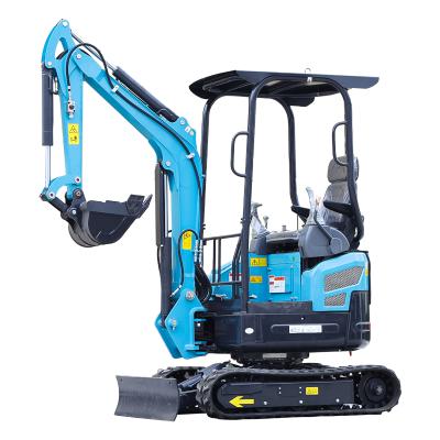 China Weeding Mini Excavator 1ton 2 Ton Hydraulic Mini Crawler Machine Small Digger Home Use for sale