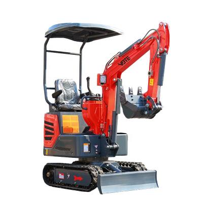 China CE EPA Hotels Mini Excavator 1 Ton Rock Breaker Attached Small Digger Excavator Mini Rock Breaker Attached With Attachments for sale