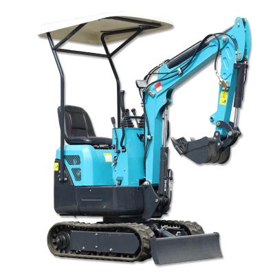 China Construction Material Stores Mini Hydraulic Crawler Excavator Small Digger Prices 1 Ton Mini Machine Spare Parts For Sale Bucket Excavators for sale