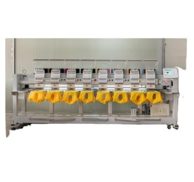 China 1208 Eight Heads Embroidery Machine for Flat & Cap & Finished Garment embroidery for sale