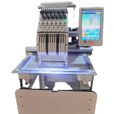 China New Type YS-1201 single head 12 needles DAHAO new A15 Computerized embroidery machine for sale