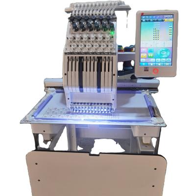 China Embroidery Machine Brand New and Original High quality computerized single head 12/15 needles hat mini embroidery machines for sale