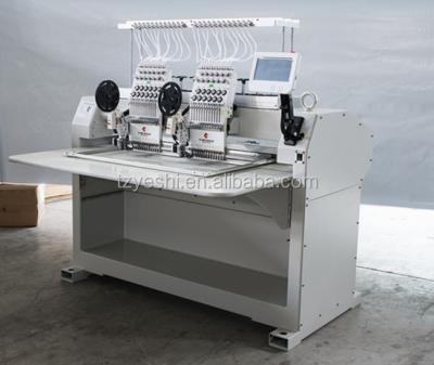 China lifetime service high speed two head embroidery machine Recruiting agents/distributors for Hat/garment/plat Best price for sale