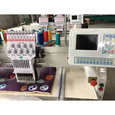 China Embroidery Machine Flat Embroidry Machine 380*1200mm Embroidery Area Dahao DAHAO Servor Motor Automatic Easy Cording YESHI for sale