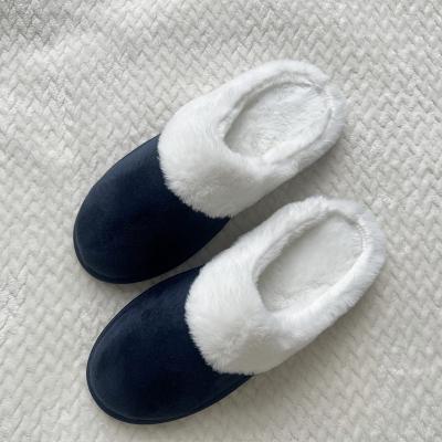 China 2021 fall/winter fashion trend cotton slippers women's indoor slippers lovely quiet warm non-slip household soft thick indoor bottom for sale