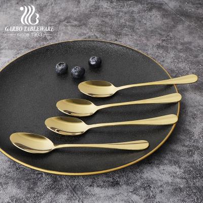 China Sustainable 410 Stainless Steel Material Cutlery Set With PVD Gold For Wholesale for sale