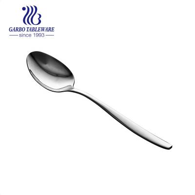 China Sustainable 430 Stainless Steel Spoon Set Cutlery Metal Material Dinner Spoon With Hand Polish for sale