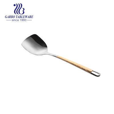 China Stocked Stainless Steel Kitchenware Tools With Gold Handle for sale