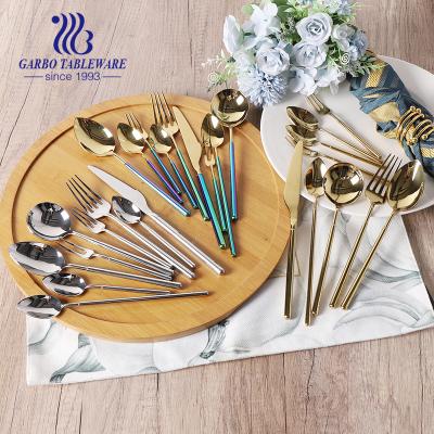 China 304 Stainless Steel Mirror Polish Flatware Dinner Cutlery Spoon Knife Long Lasting Good Quality Fork for sale