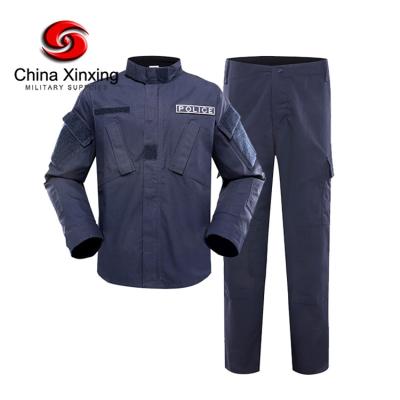 China Anti-UV Army Uniform Navy Blue China Xinxing Military Uniform For Military And Army Soldier YL02 for sale