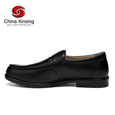 China Business Official Army Anti-Smell Military Officer Office Leather Shoes Split Leather With Sole PU Rubber Lining for sale