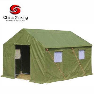 China Custom Waterproof Military Rescue Tent 10 Man Canvas Rot Proof Wholesale Outdoor Camping Tent for sale