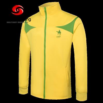 China QUICK DRY Custom Yellow Running Fitness Gym Wear Men And Women Training And Jjogging Wear Sports Suit for sale