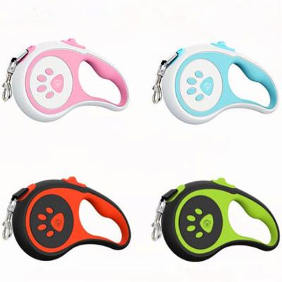 China Durable Automatic Retractable Pet Traction Rope Non-Slip Coated Automatic Pet Traction Dog Leash for sale