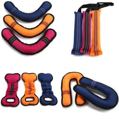 China Wholesale Viable Toy Pet Dogs Flying Discs Chew Resistant Toy For Dogs Toy Custom Reflective Boomerang Training Pet Bite for sale