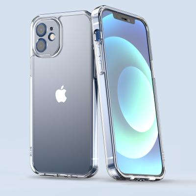 China Shockproof 1.5 mm phone case for iphone x xr Crystal Shockproof Transparent hard acrylic back slim fit cell phone case for iphone 14 13 12 for sale