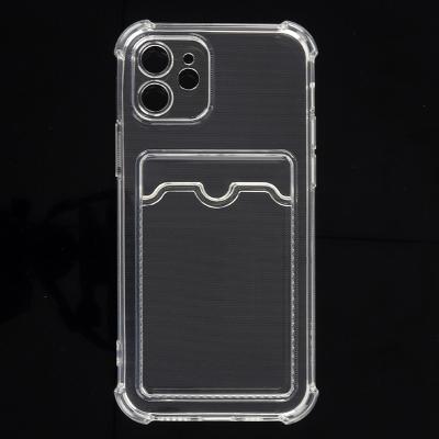 China Shockproof card slot soft tpu back cover case for iphone 14 13 12 pro max fancy mobile phone case for iphone 11 678 plus for sale